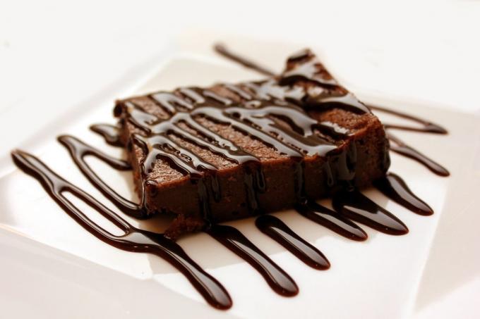 Classica scuro brownie al cioccolato