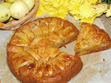 Torta di zucca con le mele. La mia ricetta preferita