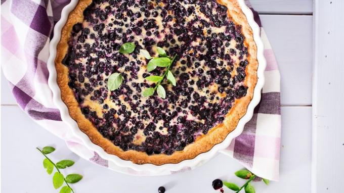  Il più dolce famoso in Finlandia - Blueberry Pie. Foto - Yandex. immagini