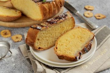 Torta alla banana al forno