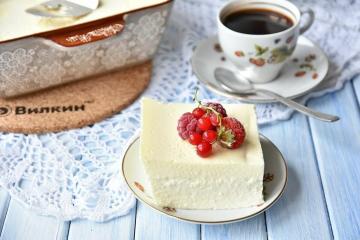 Soufflé di cagliata al forno