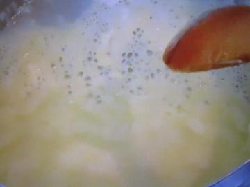 Inizio condensato latte 30 minuti (solo latte e zucchero)