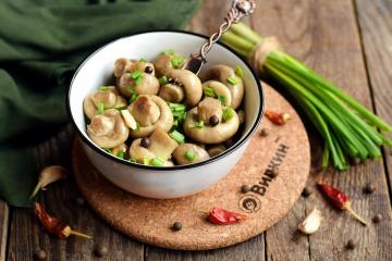 Champignon in salamoia istantanei