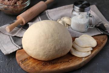 Impasto per gnocchi su acqua minerale