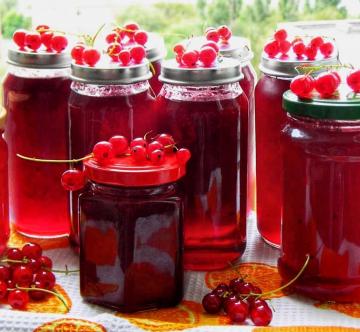 Red marmellata di ribes.