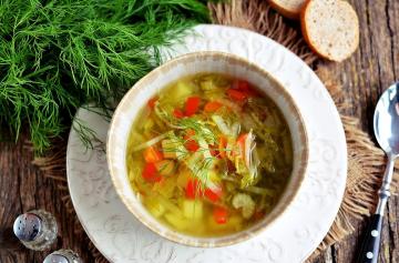 Zuppa di verdure senza carne