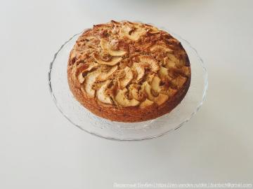 Torta friabile Ricetta con mele e cannella. Per coloro che sono stanchi di Charlotte