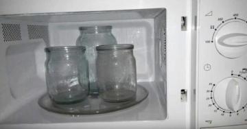 Come faccio a sterilizzare vasi nel forno a microonde per le preparazioni domestiche. Il mio modo