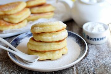 Frittelle lussureggianti con latte