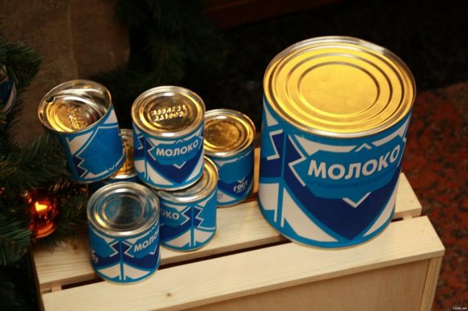 Latte condensato una acquistato. Foto - Yandex. immagini